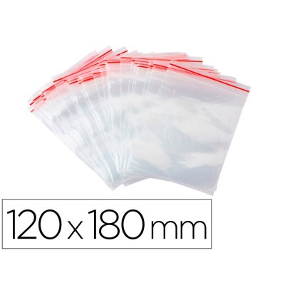 BOLSA PLASTICO AUTO SELADA 120x180MM 100unid