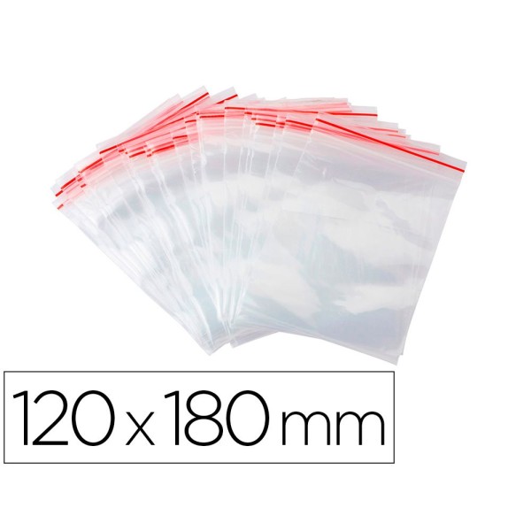 BOLSA PLASTICO AUTO SELADA 120x180MM 100unid