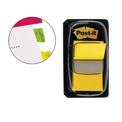 SINALIZADOR Post-it® INDEX MEDIO 25,4x43,1mm 50unid. AMARELO