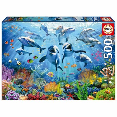 PUZZLE EDUCA 500 PECAS FESTA NO MAR