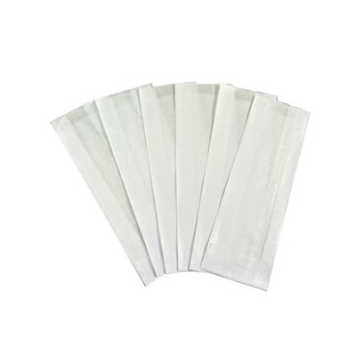 SACO PAPEL "TALHERES" BRANCO  8x4x28cm  2000unid.
