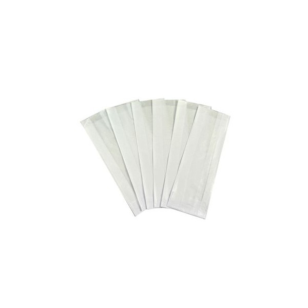 SACO PAPEL "TALHERES" BRANCO  8x4x28cm  2000unid.