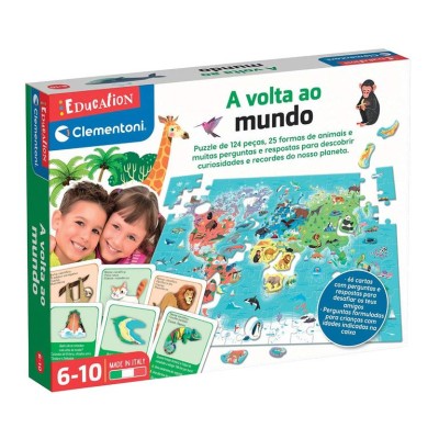 JOGO CLEMENTONI EDUCATION A VOLTA AO MUNDO