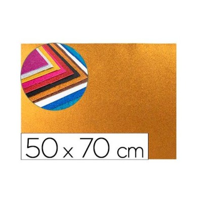 PLACA GOMA EVA 50x70CM LARANJA PURPURINA