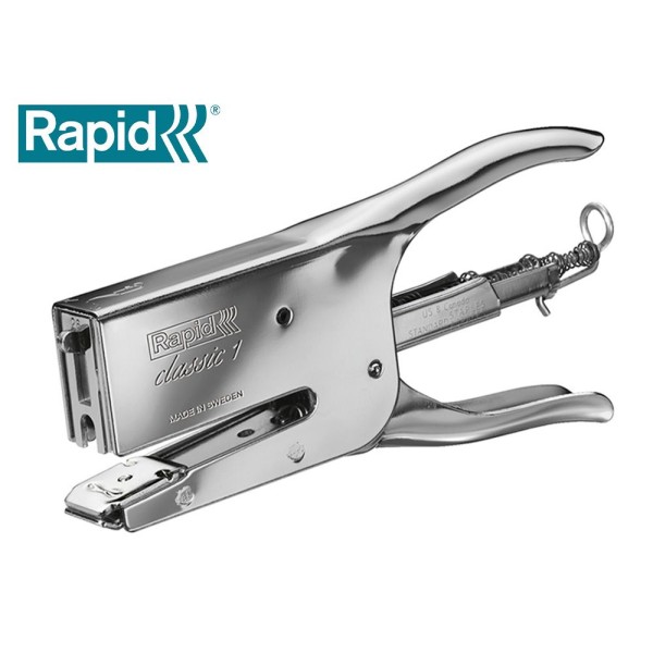 AGRAFADOR ALICATE RAPID K1 METALICO GRANDE (24/6) (10/50FLS)