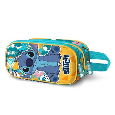 ESTOJO ESCOLAR DISNEY STITCH SOLORS 3D DUPLO