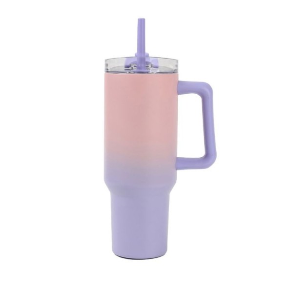 GARRAFA TERMICA I DRINK 1200ML DEGRADE LILAS/ROSA