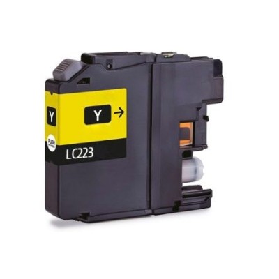 TINTEIRO COMPATIVEL C/ BROTHER LC223 AMARELO