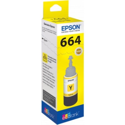TINTEIRO EPSON T6644 AMARELO 70ML ORIGINAL