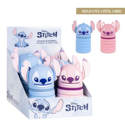ESTOJO SILICONE DISNEY STITCH EXTENSIVEL 