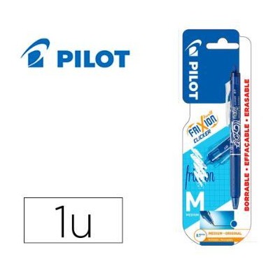 BLISTER C/ ESFEROGRAFICA PILOT FRIXION 0,7mm AZUL (TINTA APAGAVEL)