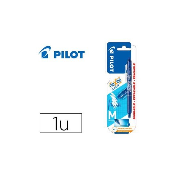 BLISTER C/ ESFEROGRAFICA PILOT FRIXION 0,7mm AZUL (TINTA APAGAVEL)