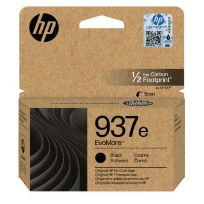 TINTEIRO HP 937e EvoMORE XL PRETO 2.5k ORIGINAL