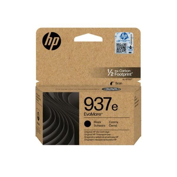 TINTEIRO HP 937e EvoMORE XL PRETO 2.5k ORIGINAL