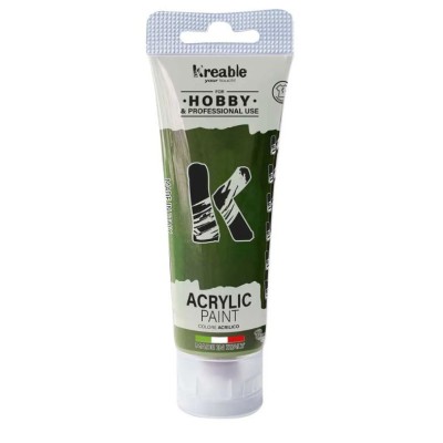 BISNAGA TINTA ACRILICA TOY COLOR 75ML VERDE OLIVA