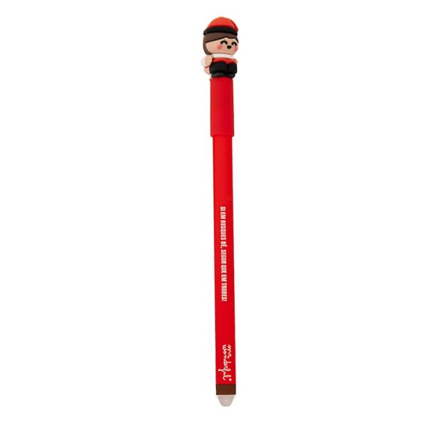 ESFEROGRAFICA APAGAVEL MR WONDERFUL BO-BO - RABINHO 0,7mm CASTANHO