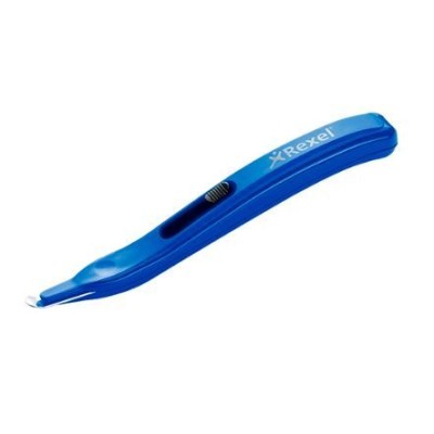 SACA AGRAFES REXEL EXTRACT-IT MAGNETICO "FORMATO CANETA" AZUL