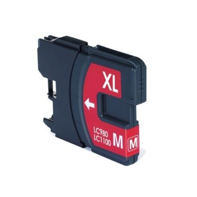 TINTEIRO COMPATIVEL C/ BROTHER LC985/1100 MAGENTA