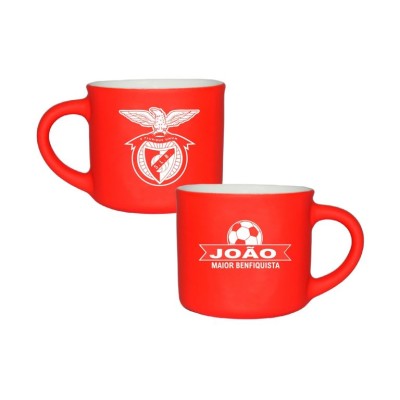 CHAVENA DE CAFE AVELUDADA BENFICA NOMES SORTIDAS 80ML
