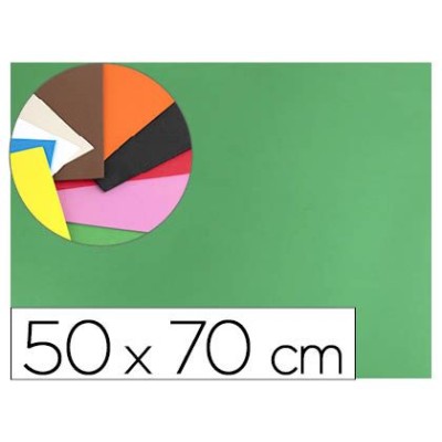 PLACA GOMA EVA 50x70CM  VERDE CLARO