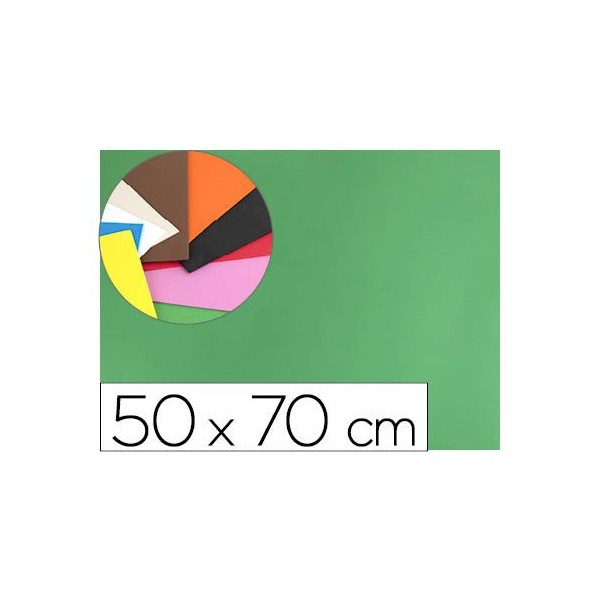 PLACA GOMA EVA 50x70CM  VERDE CLARO