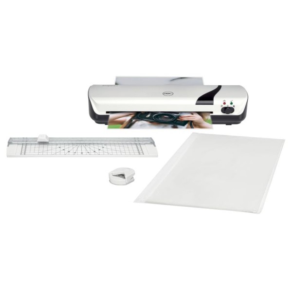KIT C/ PLASTIFICADORA / CISALHA / ARREDONDADOR DE CANTOS - GBC ISPIRE+ A4 - BRANCO
