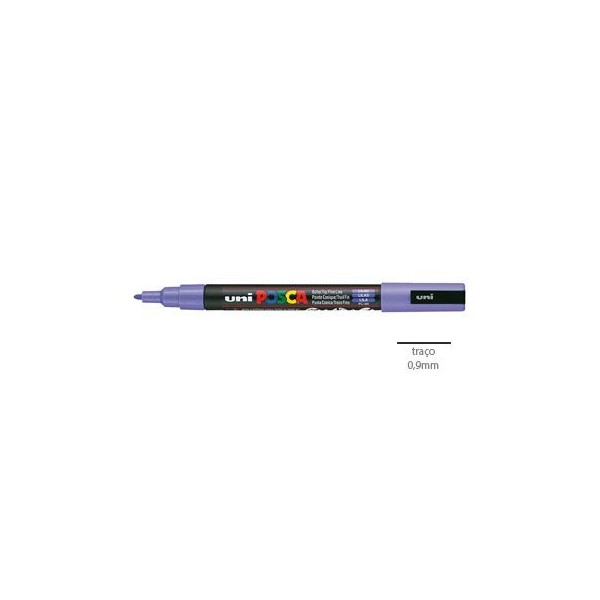 MARCADOR UNIBALL POSCA PC3M 0,9mm LILAS