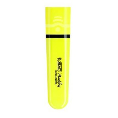 MARCADOR FLUORESCENTE BIC MARKING HIGHLIGHTER - AMARELO
