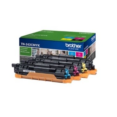 KIT 4 TONERS BROTHER TN243 (BK/C/M/Y) ORIGINAL