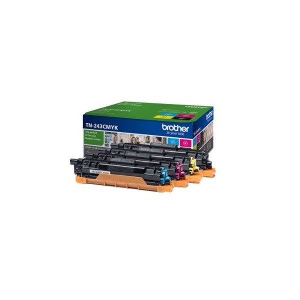 KIT 4 TONERS BROTHER TN243 (BK/C/M/Y) ORIGINAL