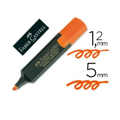 MARCADOR FLUORESCENTE FABER-CASTELL  48-15  LARANJA