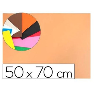 PLACA GOMA EVA 50x70CM COR SALMAO