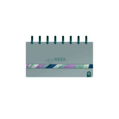 PLANIFICADOR SEMANAL CARCHIVO INGENIOX A5 MY WEEK COM CHECK LIST - TURQUESA