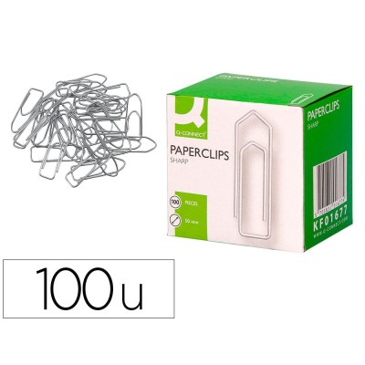 CAIXA C/ 100 x CLIPS METALICOS QC 50mm CAIXA
