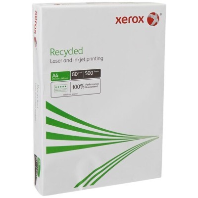 RESMA PAPEL FOTOCOPIA XEROX A4 80GR. - RECICLADO