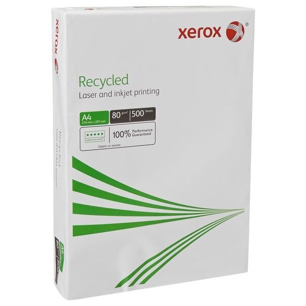 RESMA PAPEL FOTOCOPIA XEROX A4 80GR. - RECICLADO