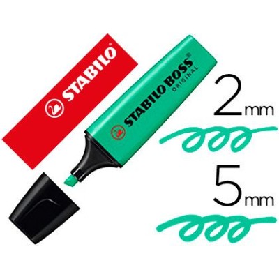 MARCADOR FLUORESCENTE STABILO BOSS 70/51  TURQUESA