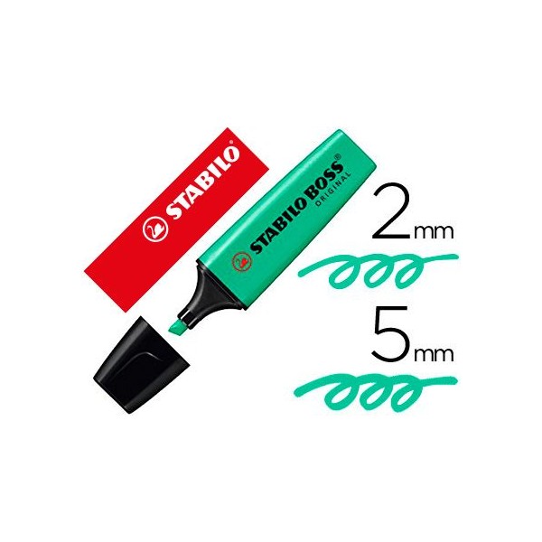 MARCADOR FLUORESCENTE STABILO BOSS 70/51  TURQUESA