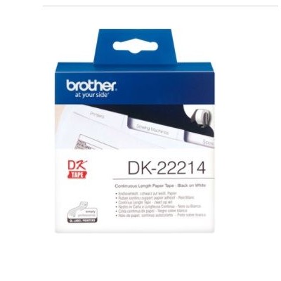 ROLO ETIQUETAS BROTHER DK22214 12MM x 30,48MT (CONTINUO)