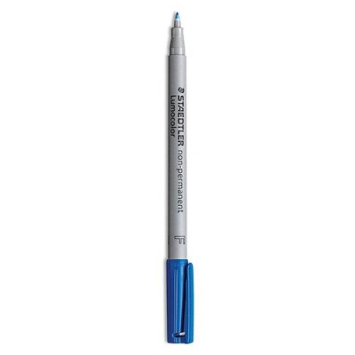MARCADOR (NAO PERMANENTE) STAEDTLER LUMOCOLOR  0,6MM F AZUL