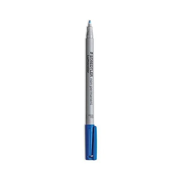 MARCADOR (NAO PERMANENTE) STAEDTLER LUMOCOLOR  0,6MM F AZUL