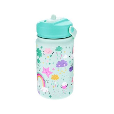 GARRAFA TERMICA COM ADAPTADOR AUREA KIDS 330ML SORTIDAS