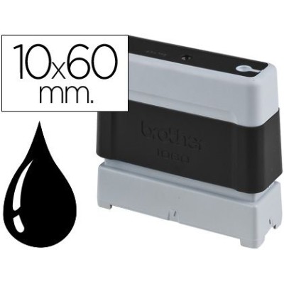 CARIMBO BROTHER 10x60mm PRETO