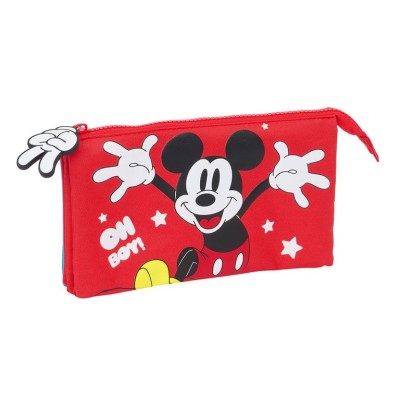 ESTOJO ESCOLAR DISNEY MICKEY MOUSE FANTASTIC 2024 TRIPLO