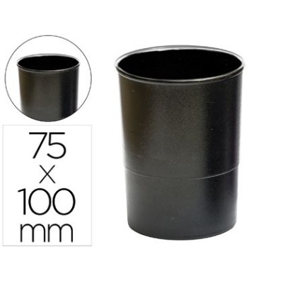 COPO SECRETARIA PORTA LAPIS/CANETAS PLASTICO PRETO