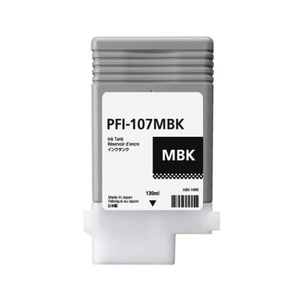 TINTEIRO COMPATIVEL C/ CANON PFI107 PRETO MATTE