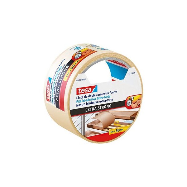 FITA ADESIVA DUPLA FACE TESA "EXTRA STRONG" 50MMx10MT