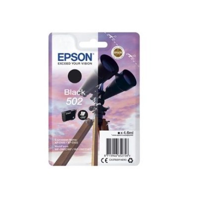 TINTEIRO EPSON 502XL PRETO ORIGINAL
