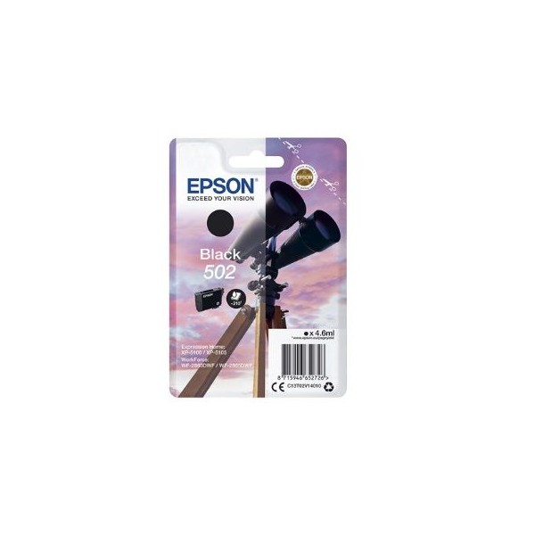 TINTEIRO EPSON 502XL PRETO ORIGINAL