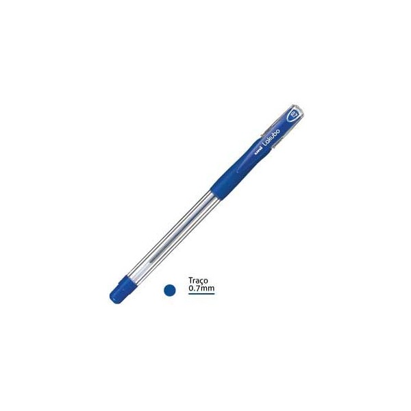 ESFEROGRAFICA UNI LAKUBO SG100 RUBER GRIP 0,7mm AZUL